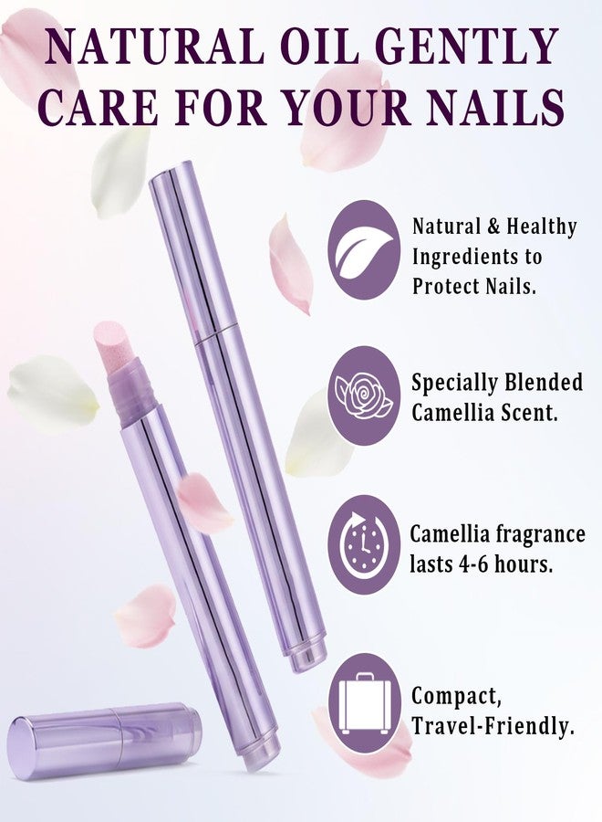 Kunal 3-in-1 Cuticle Oil Pen Sassy Tip Cuticle Pusher Pen, Nail Buffer Pen with Ceramic Tip, Nail Pusher Cuticle for Hangnails & Dry Nails,Nourishing Damaged Nails Care & Treatment - Image 2